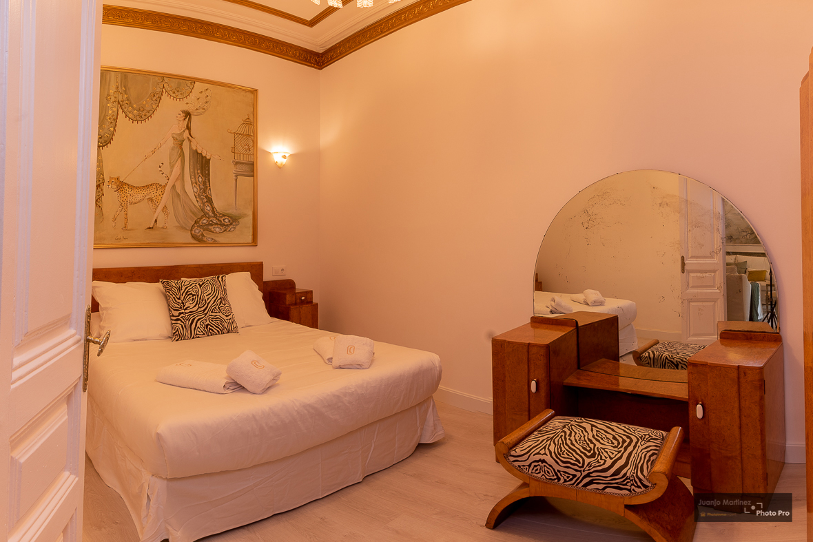 Dormitorio principal en Barcelona